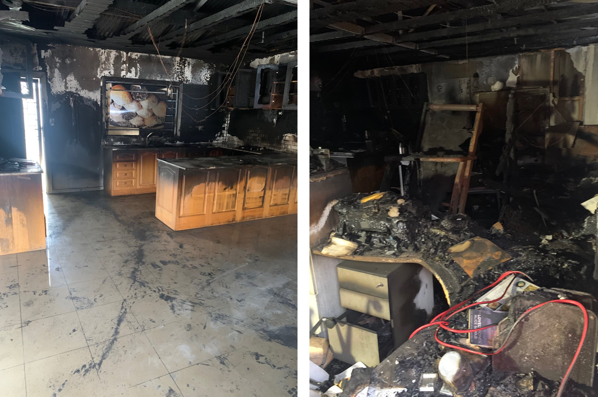 It was more than a case of 'oh my goodness, not the chips!:image rubbish-removal-burnt-out-premises-02