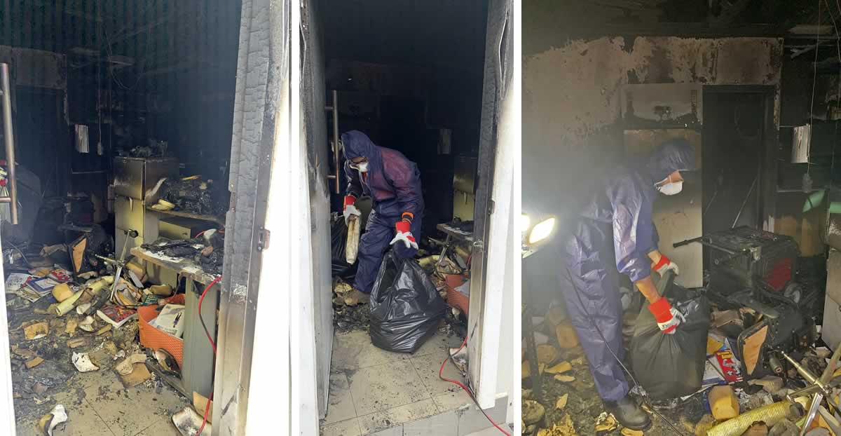 It was more than a case of 'oh my goodness, not the chips!-rubbish-removal-burnt-out-premises-03