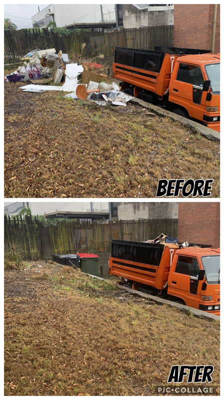 b&A backyard rubbish removal sydney