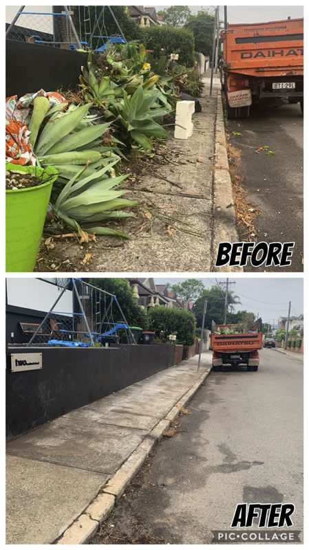 b&A garden rubbish waste removal sydney