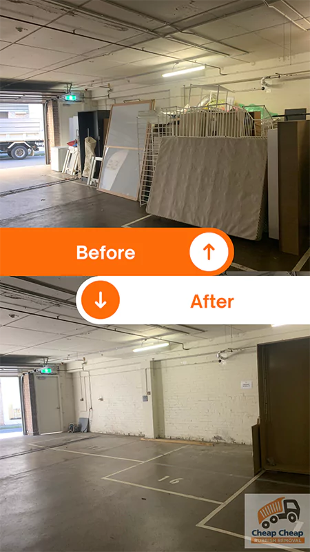 junk removal Sydney before & after